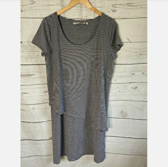 Soft Surroundings Leah LAYERED Shift T-SHIRT Dress - Picture 1 of 7